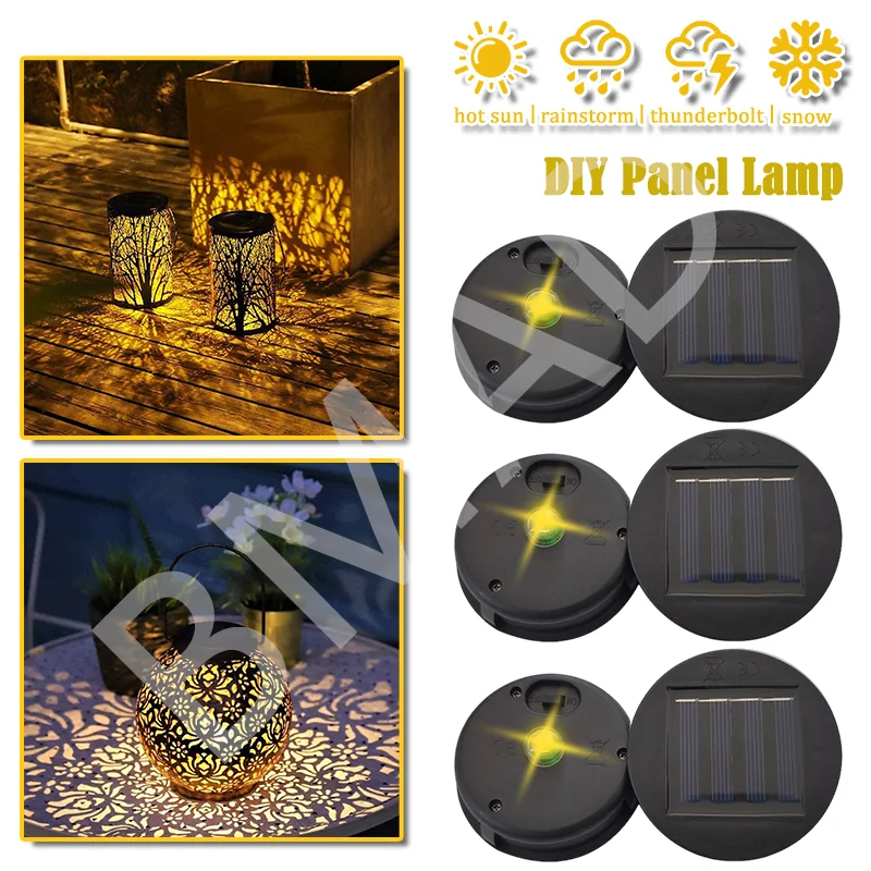 

Solar Light Replacement Top Solar Panel Outdoor Hanging Solar Lanterns Parts Waterproof Garden Lighting Accessories