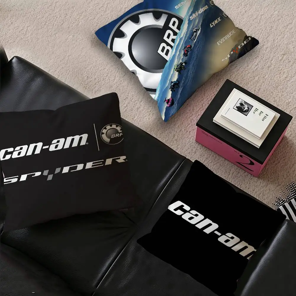 Can-Am Spyder Logo Pillow Anime Pillow Sofa Bed Head Pillow Cover Cushion Cover 45x45 cm Fashion