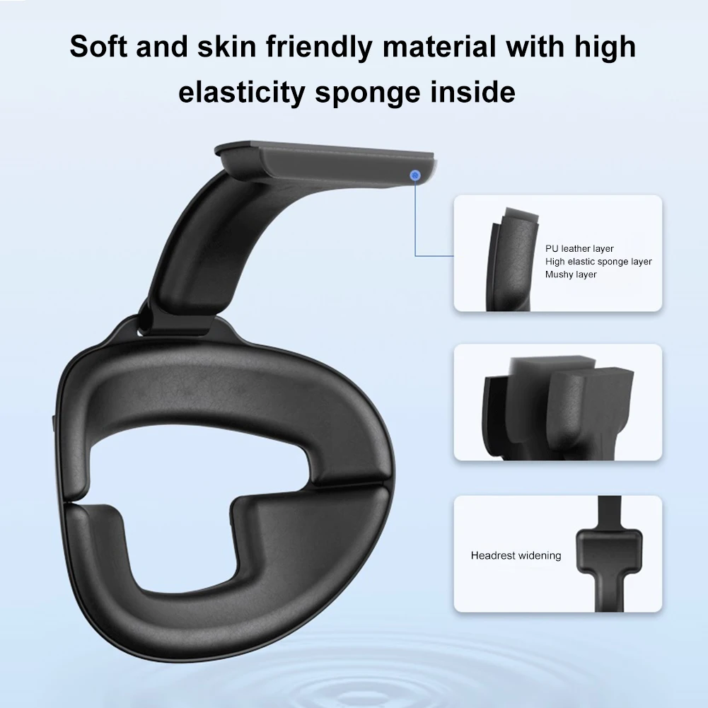 Adjustable Alternative Head Strap 6000mAh Rechargable Battery Head Strap VR Accessories for Meta Quest 3 VR Headset