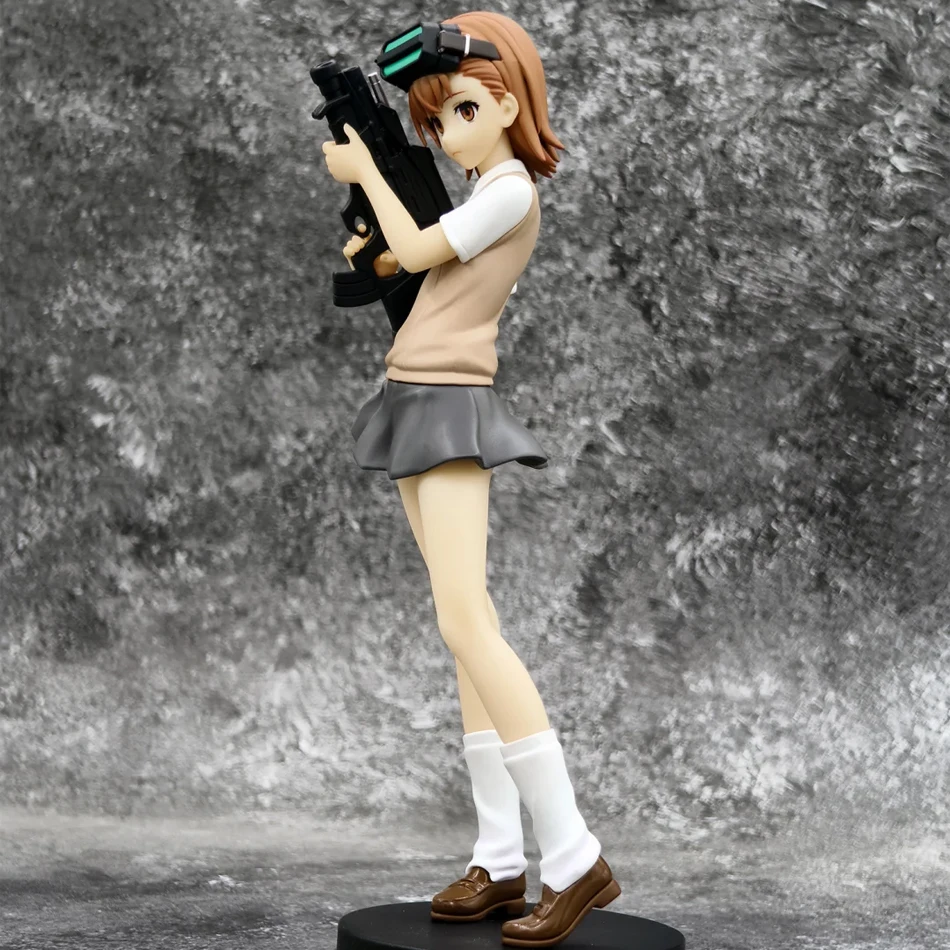 熱いアニメ「とある魔術の禁書目録」御坂美琴 レイルガンガール アニメフィギュア PVCアクションフィギュア モデル アニメ漫画モデル玩具ギフト