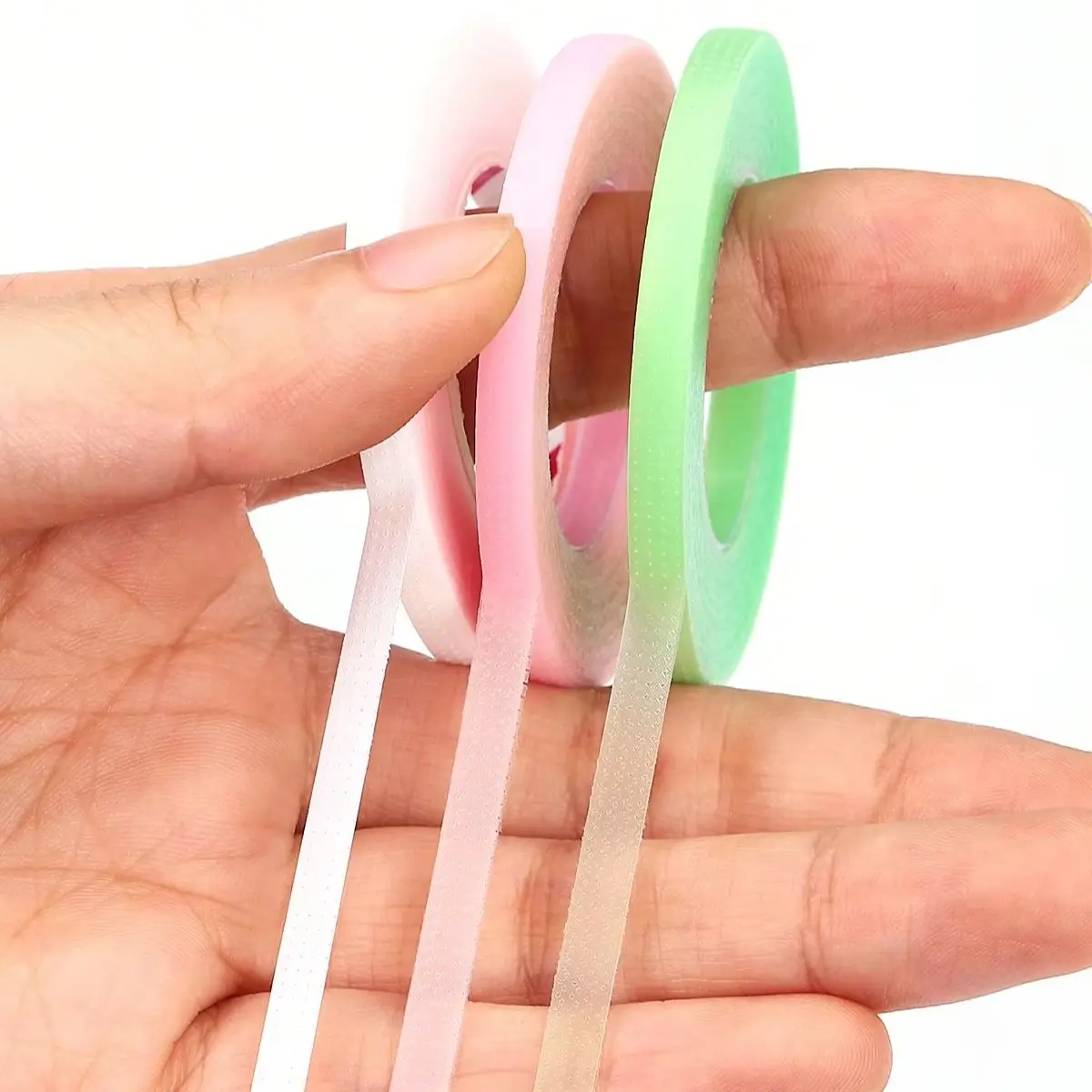 5/10/20PCS Nastro per ciglia microporose 4mm di larghezza sotto il cerotto per gli occhi Nastri per estensione ciglia PE Traspirante Facile da strappare Accessori per ciglia