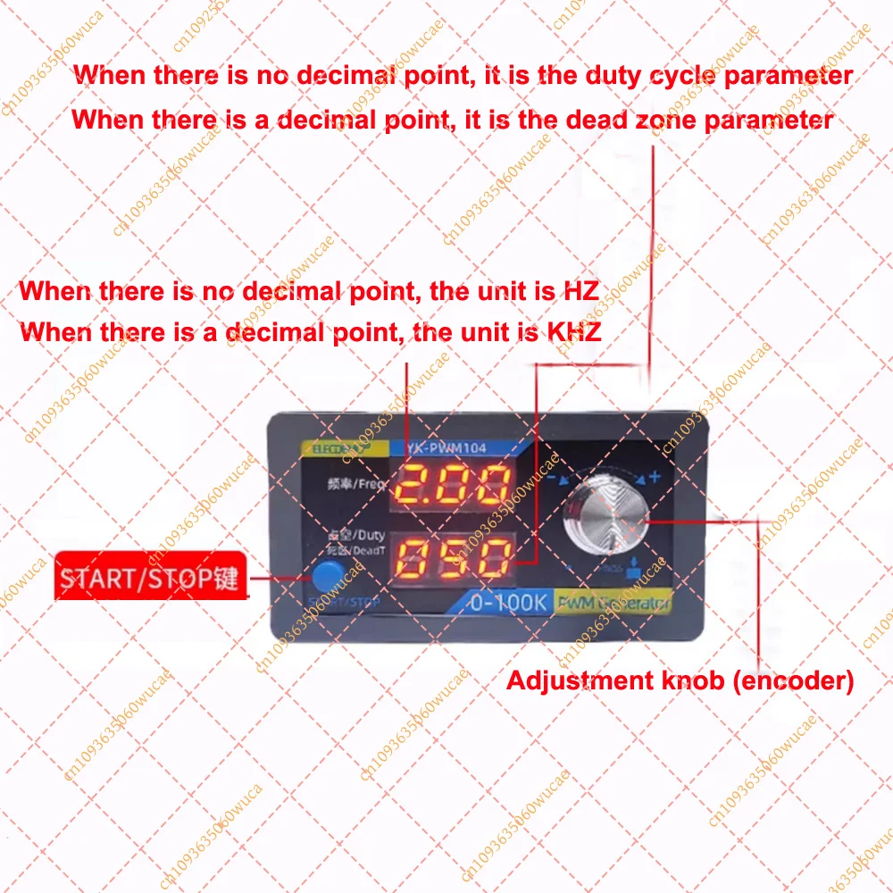 PWM Pulse Square Wave Rectangular Wave Signal Generator PWM Drive Frequency Duty Cycle Adjustable Module