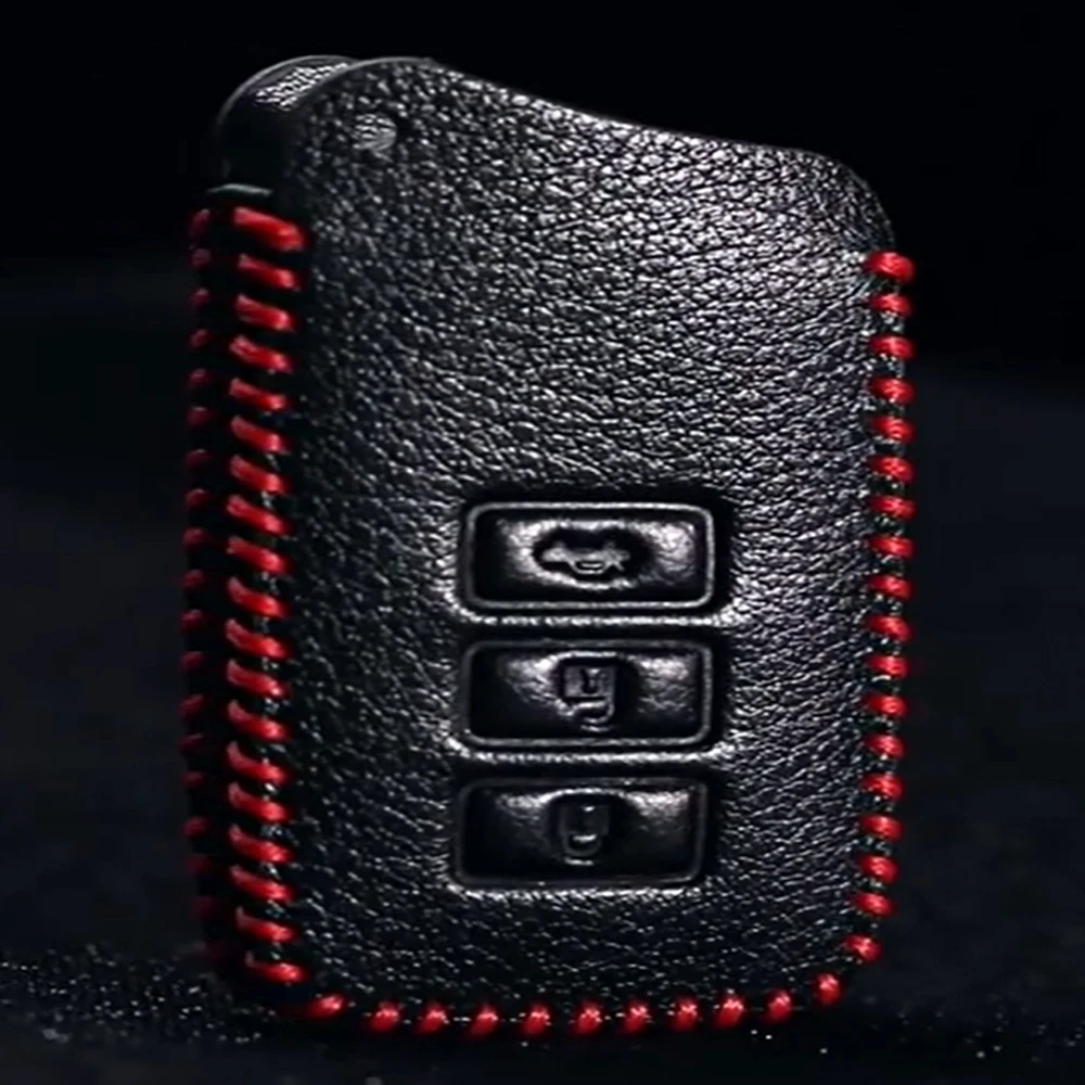 

Car Key Cover Protective Shell Head Layer Cowhide for Tukai for Lavida for Passat for Matten for Golf Car key cover