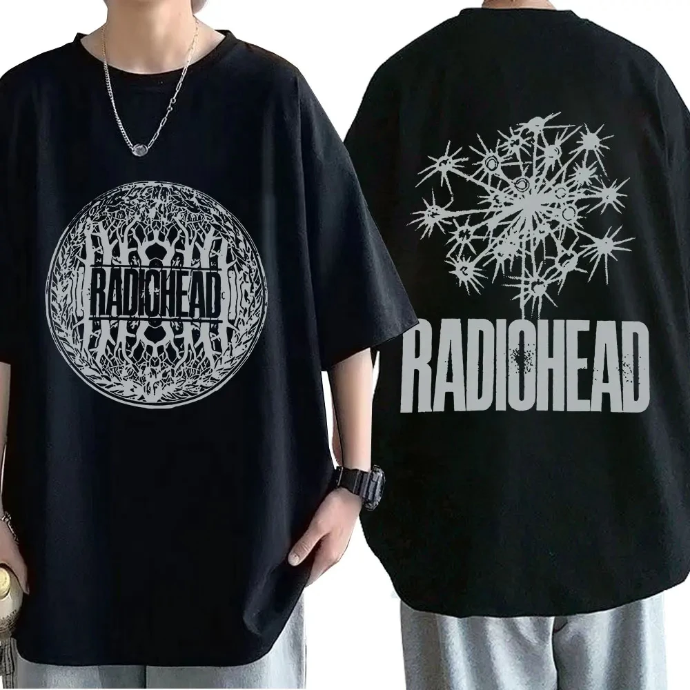 Vintage Rockband Radiohead T-Shirt Herren T-Shirts Hip Hop The Bends Musikalbum Print T-Shirt Oversize Top – Detail 10