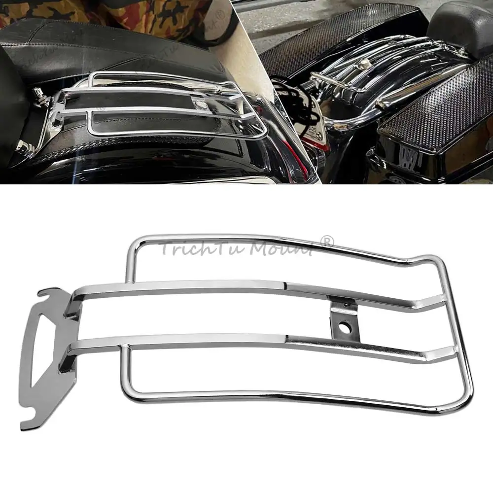 

Для Harley Touring Electra Street Glide Road King FLHT FLTR 97-позднее мотоциклетное соло, стойка для сиденья, заднее крыло, полка для поддержки багажа