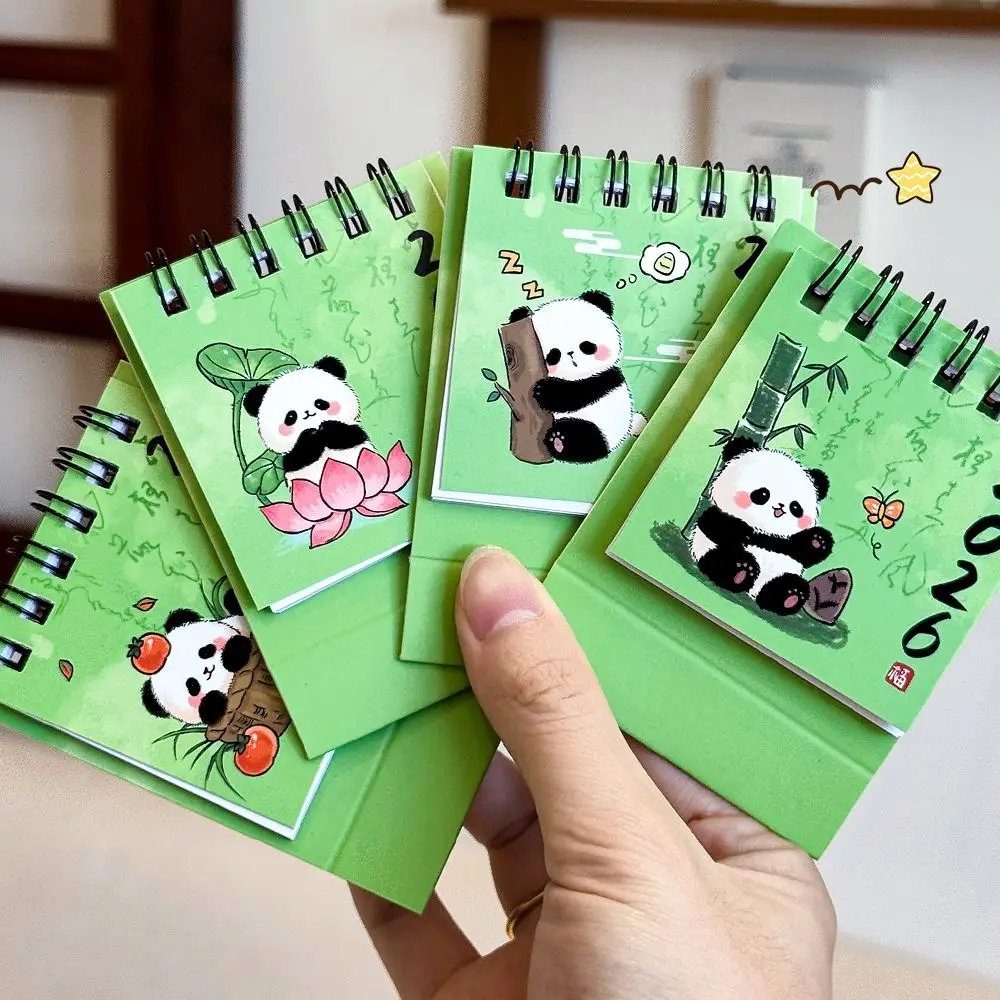 

Модный мини-настольный бумажный календарь в китайском стиле, ежегодный блокнот-планировщик, многофункциональный органайзер, декор для дома