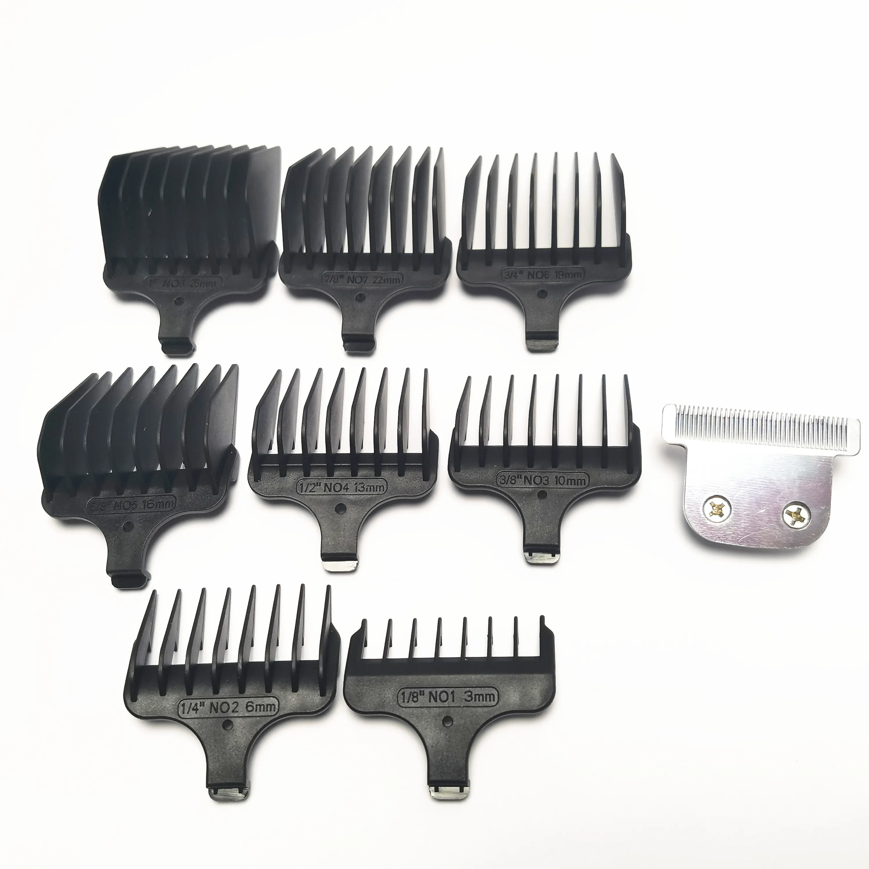 8X Clipper Comb #1- #8,1/8