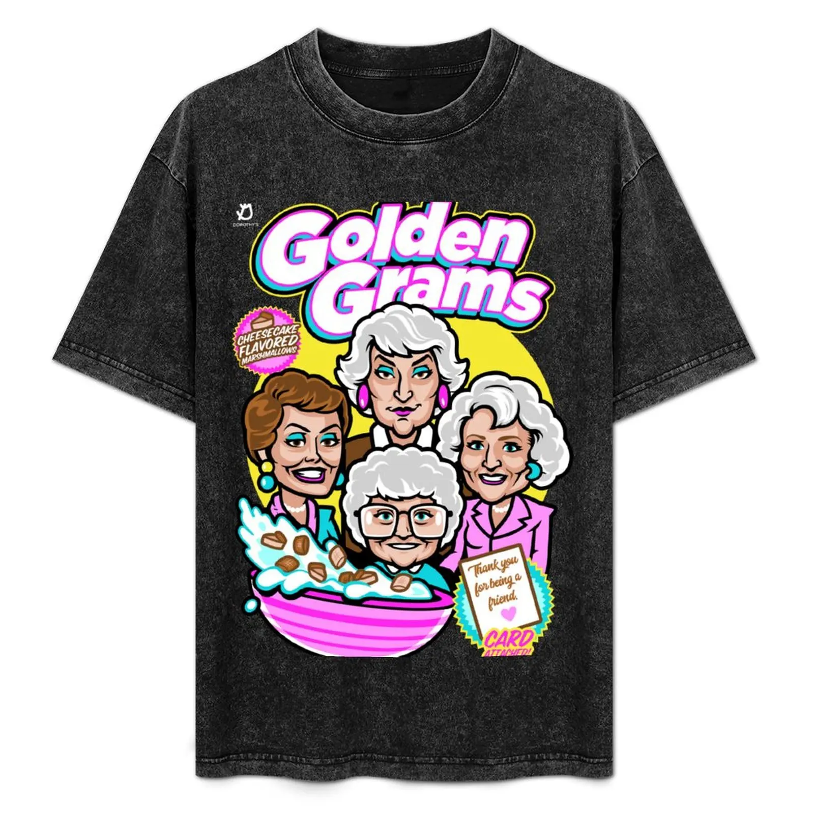 

Golden Grams Cereal T-Shirt Simple Print Design T-Shirt