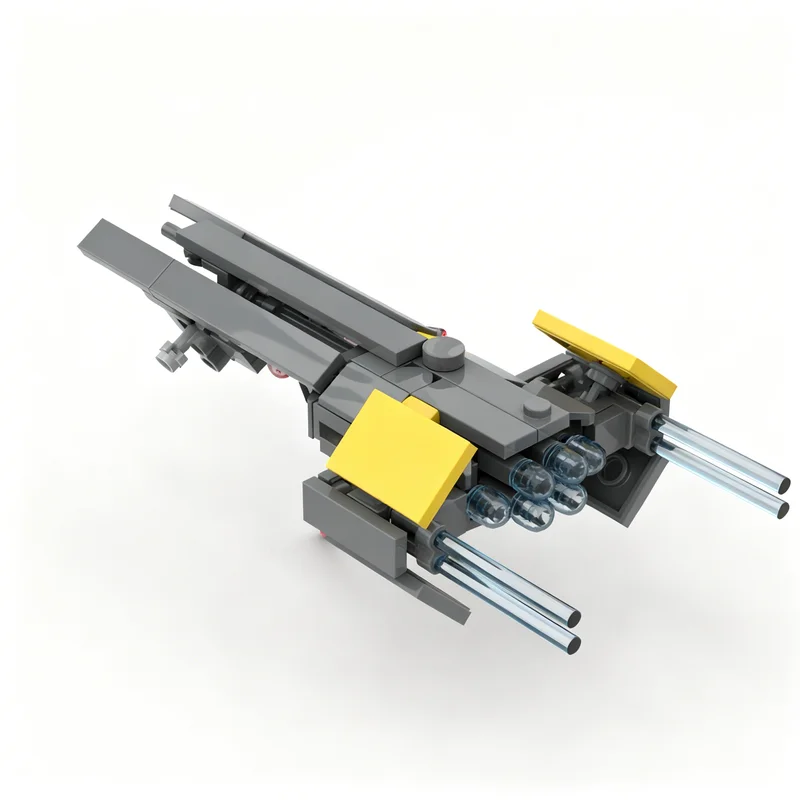 116pcs MOC Helldivers 2 Super Destroyer Mini Scale Space Model Building Blocks Construction Christmas Gift Toy Idea Education