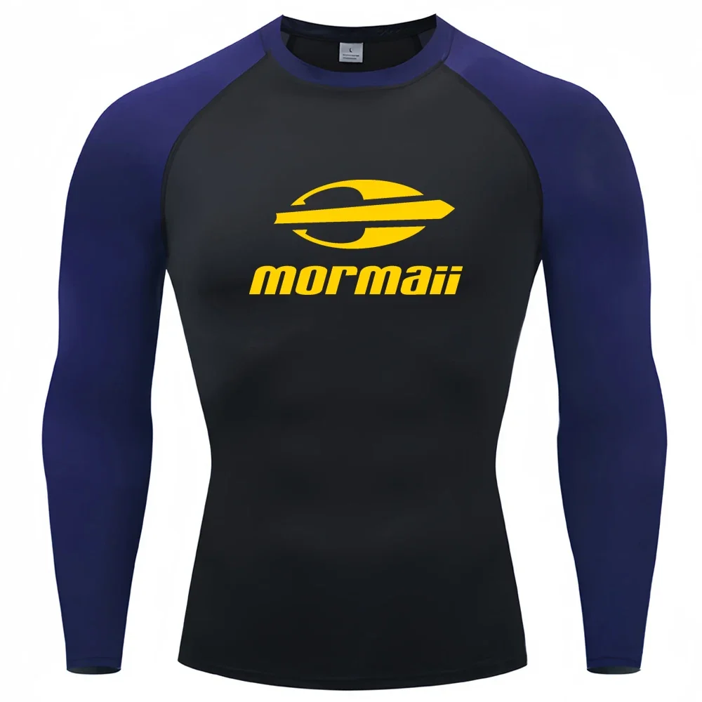 Surfing pływanie nurkowanie t-shirty obcisłe z długim rękawem Rash Guard stroje kąpielowe męska ochrona UV odzież surfingowa plaża Floatsuit topy