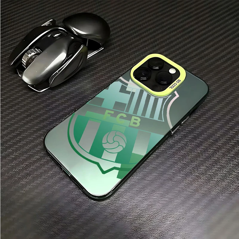 Spanish Football Crest Frosted Phone Case for Samsung Galaxy S26 S25 S24 S23 Plus S22 Ultra S21 S20 FE A57 A56 A55 A54 A53 Cover