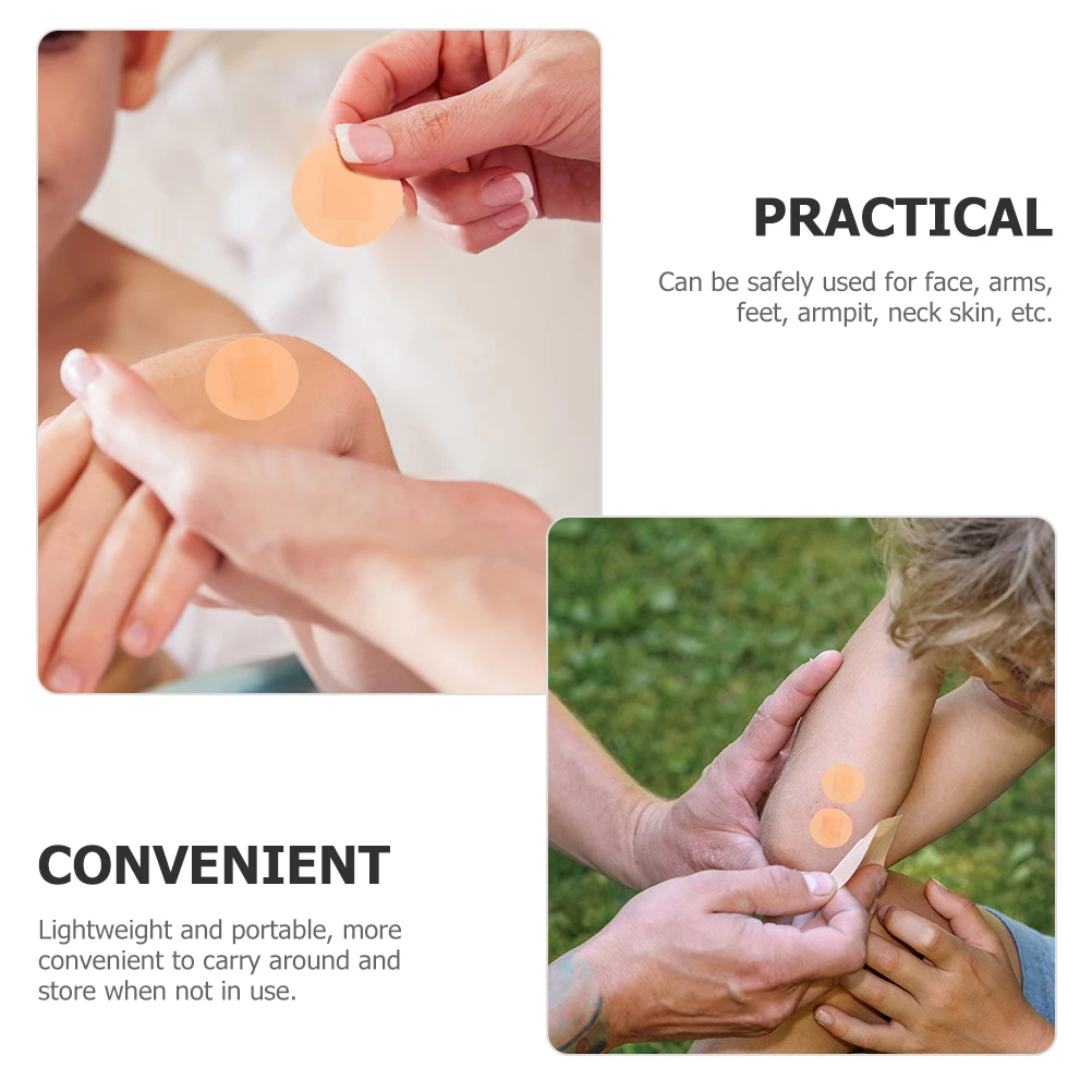 

200pcs Round Patches 22mm Breathable Adhesive Wound Small Stickers Emergency Portable Bulk Stock Health