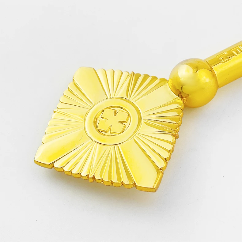 HTISOK Jerusalem Segenskreuz Jesus Kreuz Das Orthodoxe Kreuz Handkreuz Goldbeschichtung Direktverkauf Hohe Qualität – Detail 5