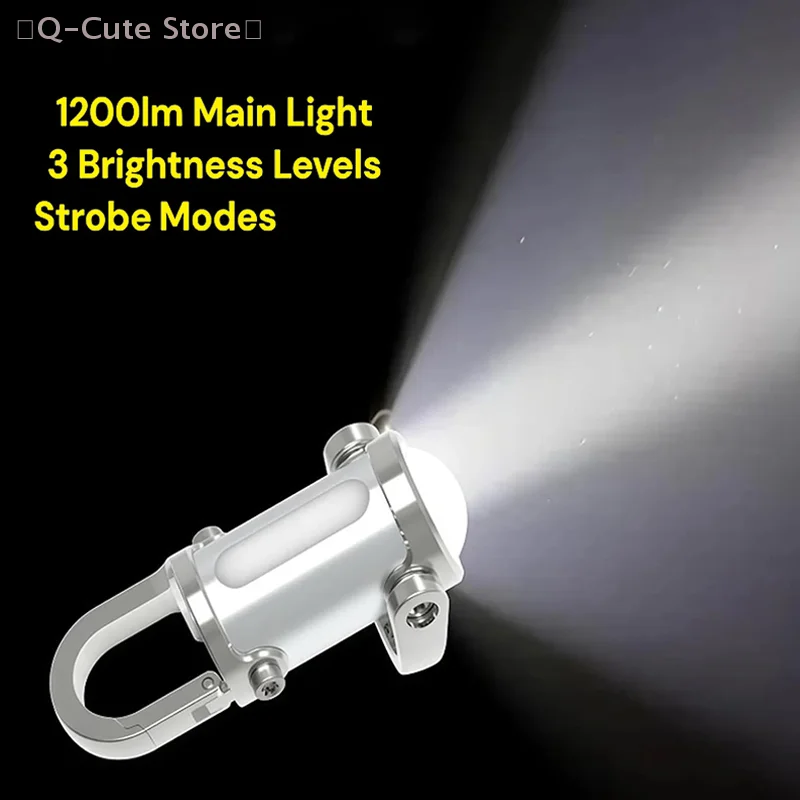 

Мини-фонарик, новый водонепроницаемый мини-брелок-фонарик 2025 года, мини-фонарик-цепочка, мини-брелок-фонарик