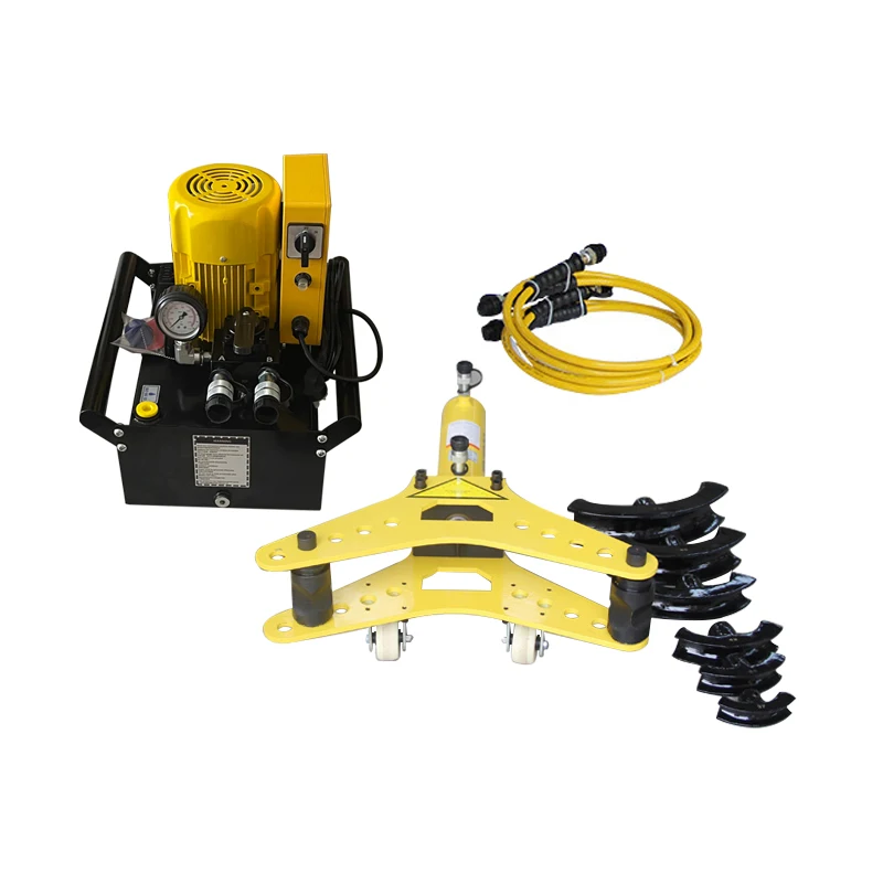 Dobrador de tubos elétrico hidráulico de 4 polegadas