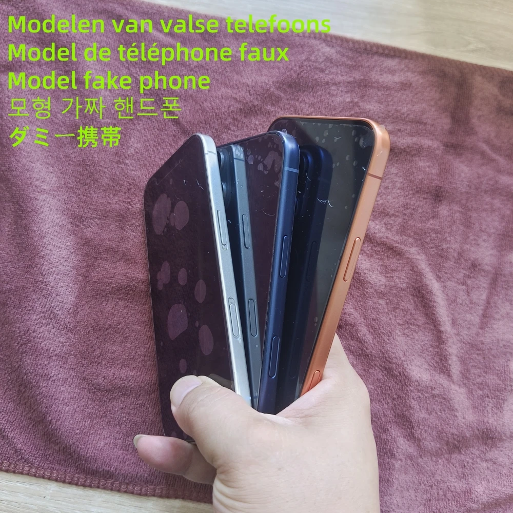 

Fake Mobile Replica Model For iPhone 17 Air 17 Pro Max 16e Plus 13 14 15pro Dummy Smartphones Faux Copy Cell Phone Telefon Toys