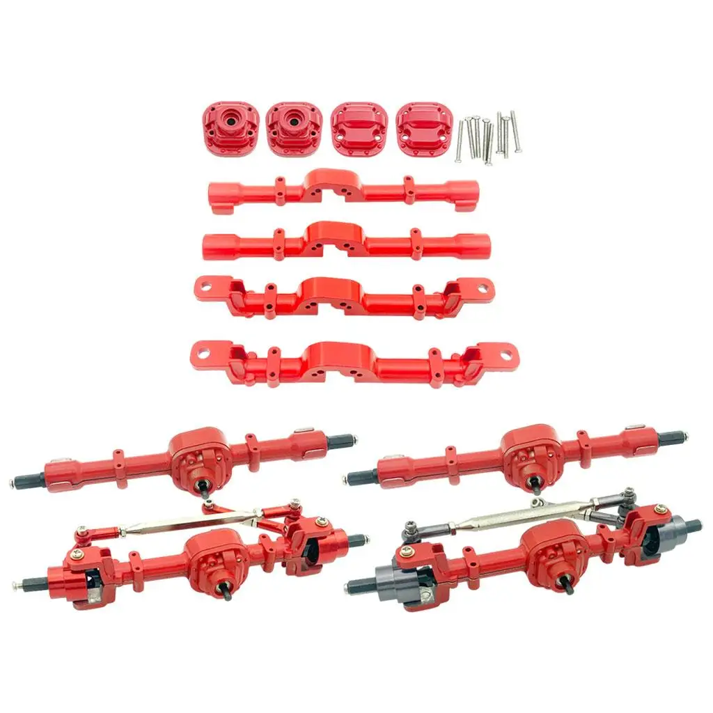 

Обновленный передний и задний мост с ЧПУ в сборе для D90 D99S MN90 MN96 MN99 масштаб 1:12, радиоуправляемый гусеничный автомобиль, аксессуары