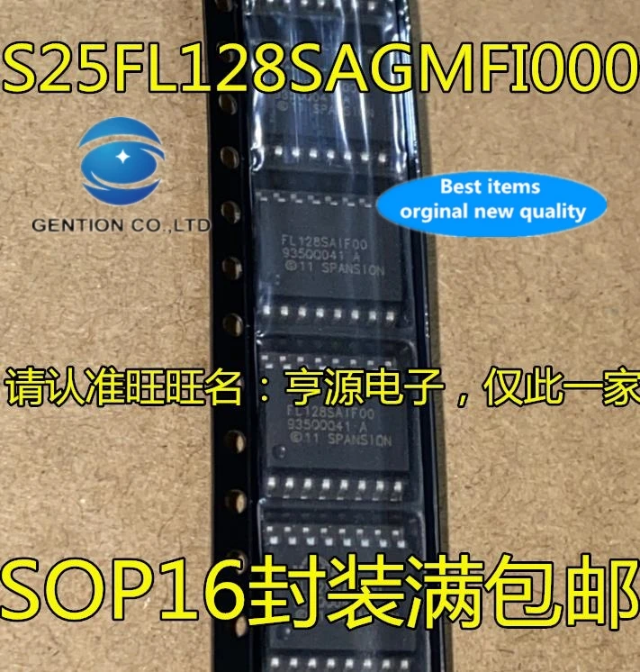 5 шт. S25FL128SAGMFI000 шелкография FL128SAIF00 SOP-16 флэш-накопитель в наличии 100% новый и оригинальный