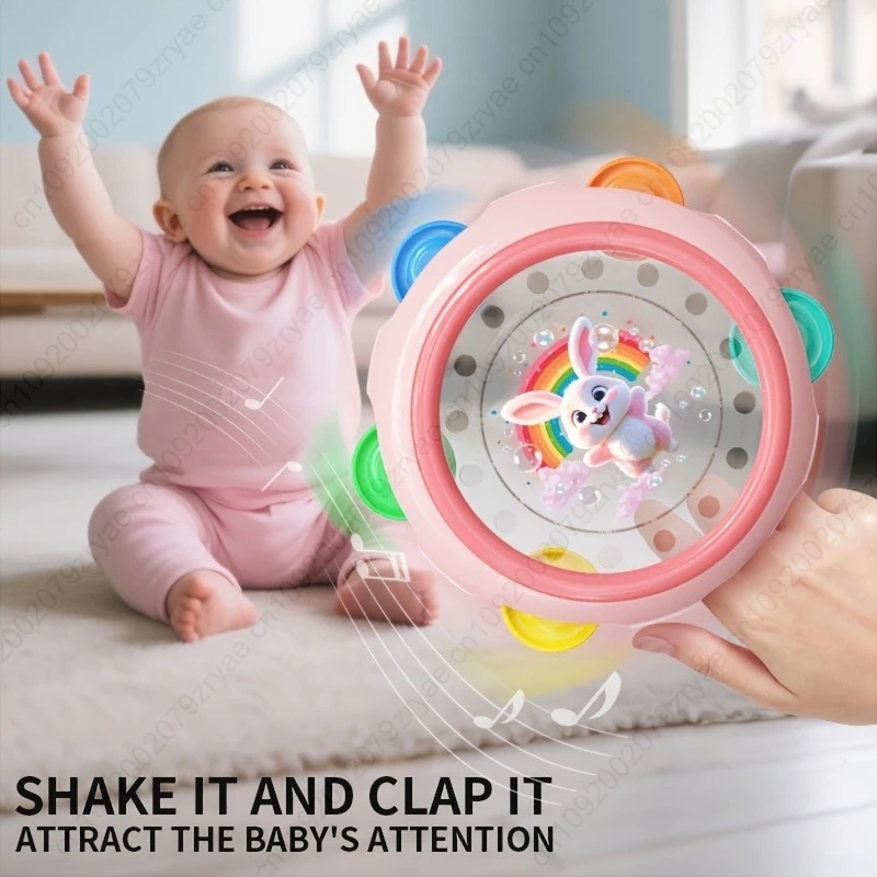 Baby Musical Instruments Drum Toys Montessori Learning Toys for Toddlers 1-3 Baby Early Hand Development Interactive Music Toys
