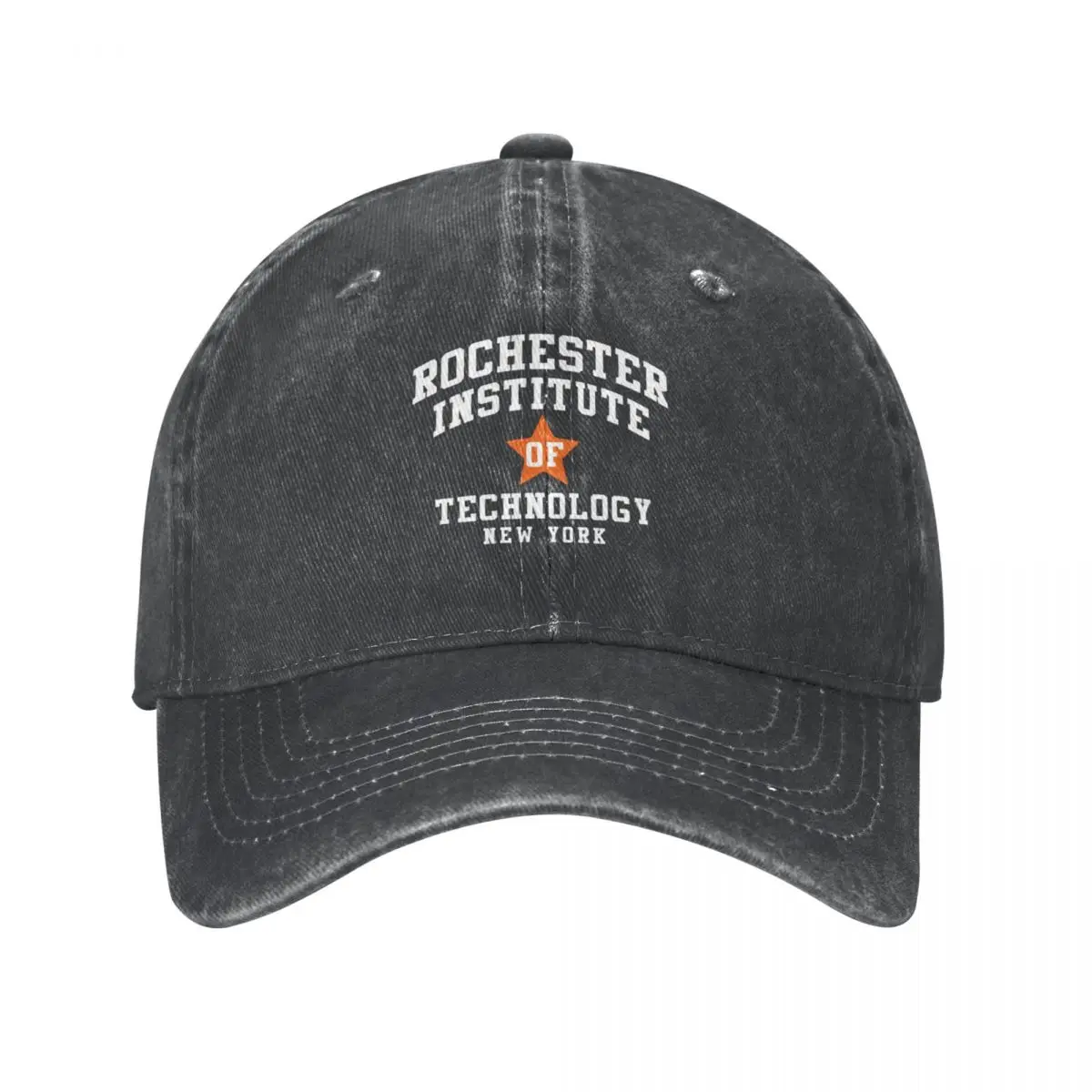 Boné de beisebol para homens e mulheres, Rochester Institute of Technology, New York Cowboy Hat, Rugby Hat, Golf Caps