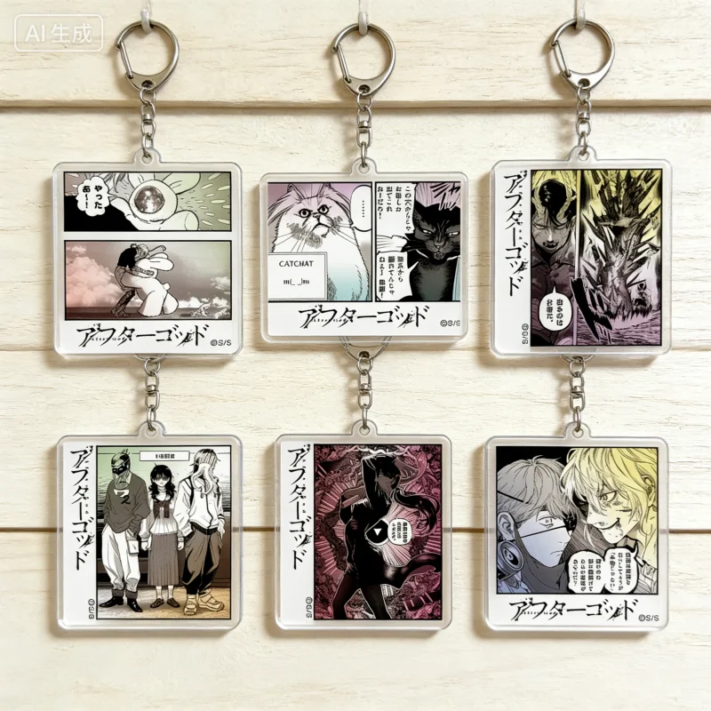 Manhwa After God Acrylic Pendant Keychains Bag Decorations Peripheral Collection Souvenir Friendship Gift Exquisite Product