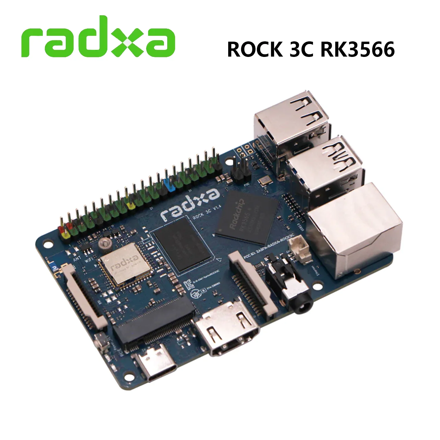 Imagem -04 - Radxa-placa de Desenvolvimento Rk3566 Wi-fi 6c Rk3566 Quad Core Braço Cortex-a55 Placa Única Computador Substituição pi Framboesa