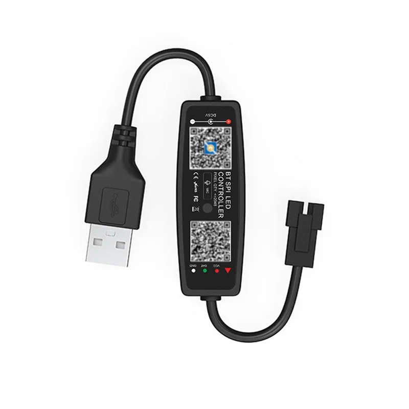 ELECT-3X WS2812B LED Controller Bluetooth APP Control Music Controller For SK6812 WS2811 WS2812 LED Pixel Light Strip USB 5V