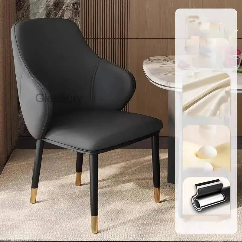 Juego de comedor Space, 2 sillas ergonómicas y cómodas, sillas nórdicas, Silla Plegable, muebles portátiles para comedor