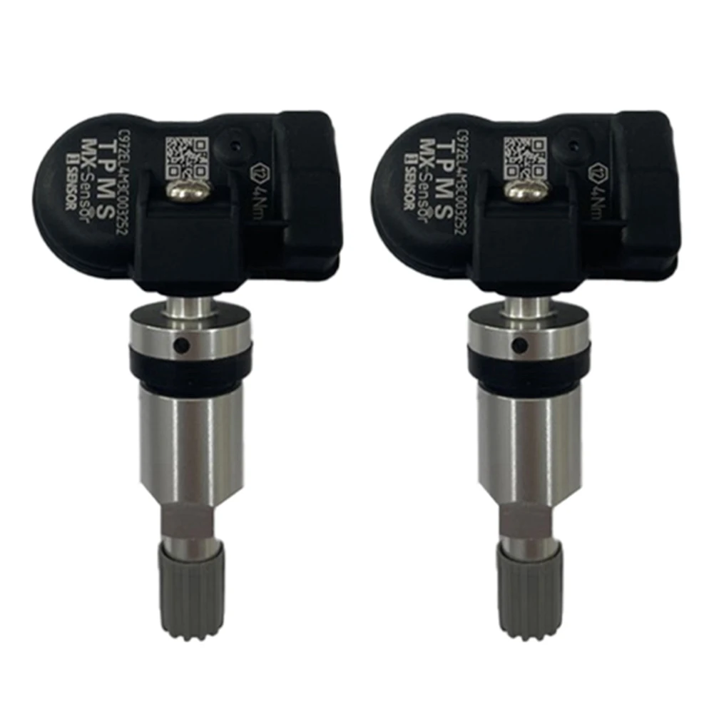 2Pcs Programmable TPMS Sensor 433MHz 315MHZ Sensor Universal 2 in 1 for Tire Pressure Monitoring System Use with AUTEL