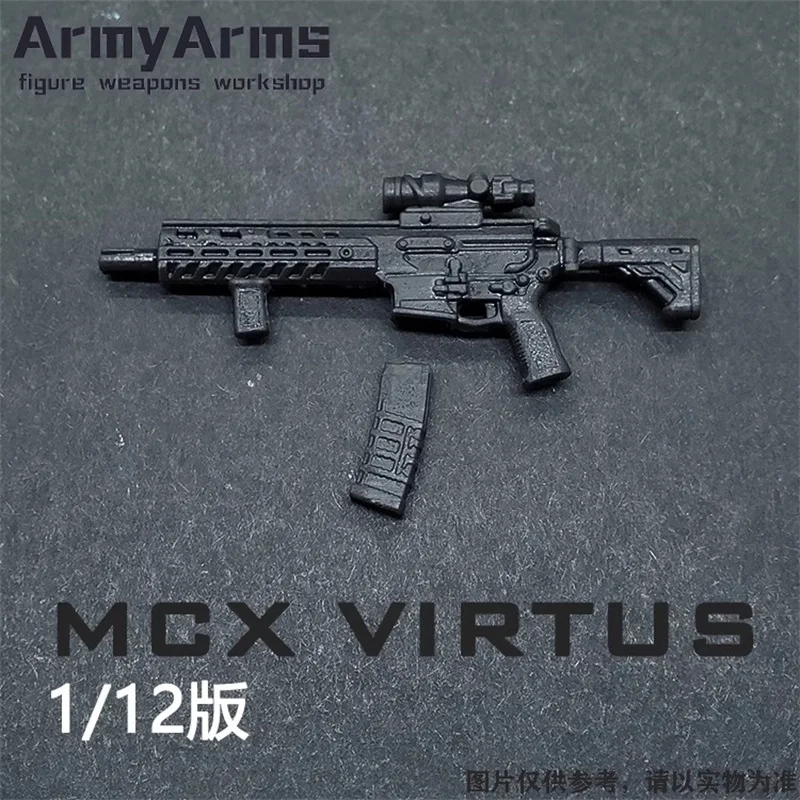 ArmyArms 1/12 Scale Soldier Scene Accessories MCX VIRTUS Weapon Plastic Model Toy Fit 6'' Action Figure Body In Stock