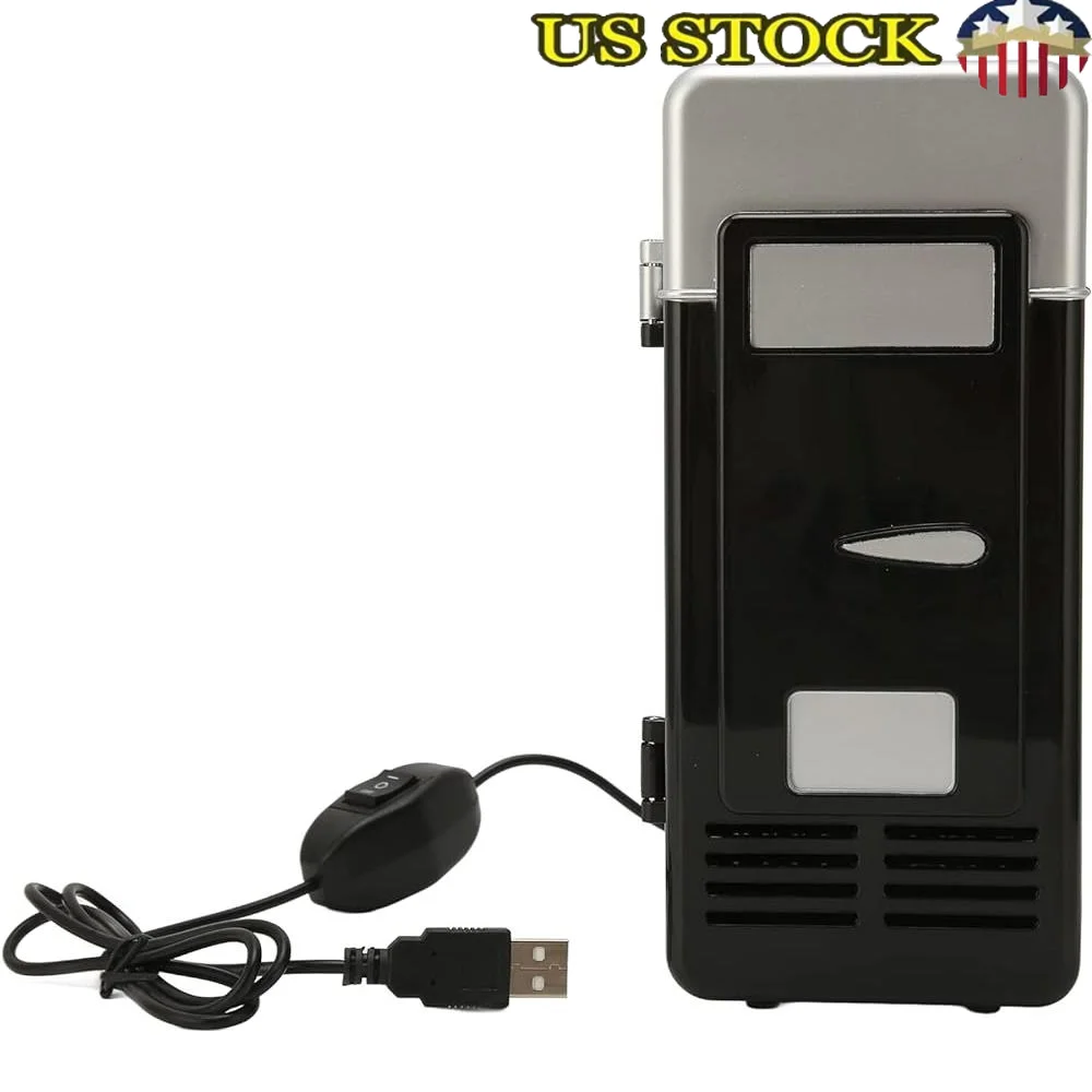 

Mini USB Fridge Cooler Portable Semiconductor Refrigeration Low Decibel Compact Desktop Fridge Insulated Cooling Energy Saving