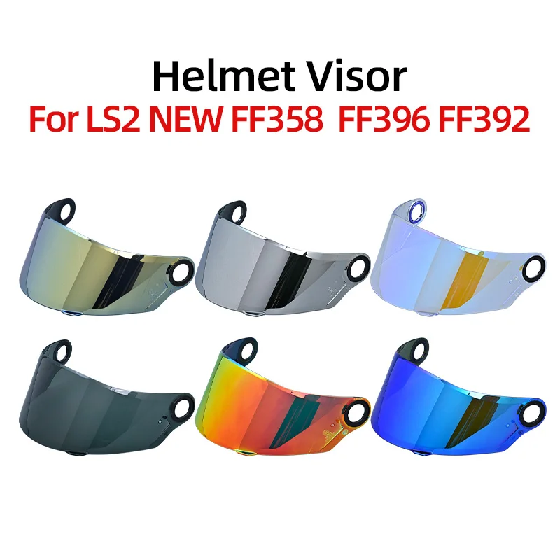 

For LS2 NEW FF358 FF396 FF392 Helmet Replacement Visor Shield Lens full face Multi-coloroptional Casco Moto Accesorios