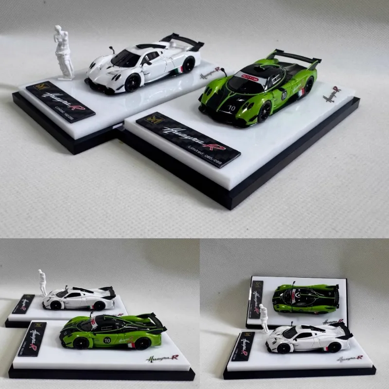 

DMY 1:64 Huayra R литая имитационная модель автомобиля из смолы, декоративное и коллекционное украшение для взрослых.