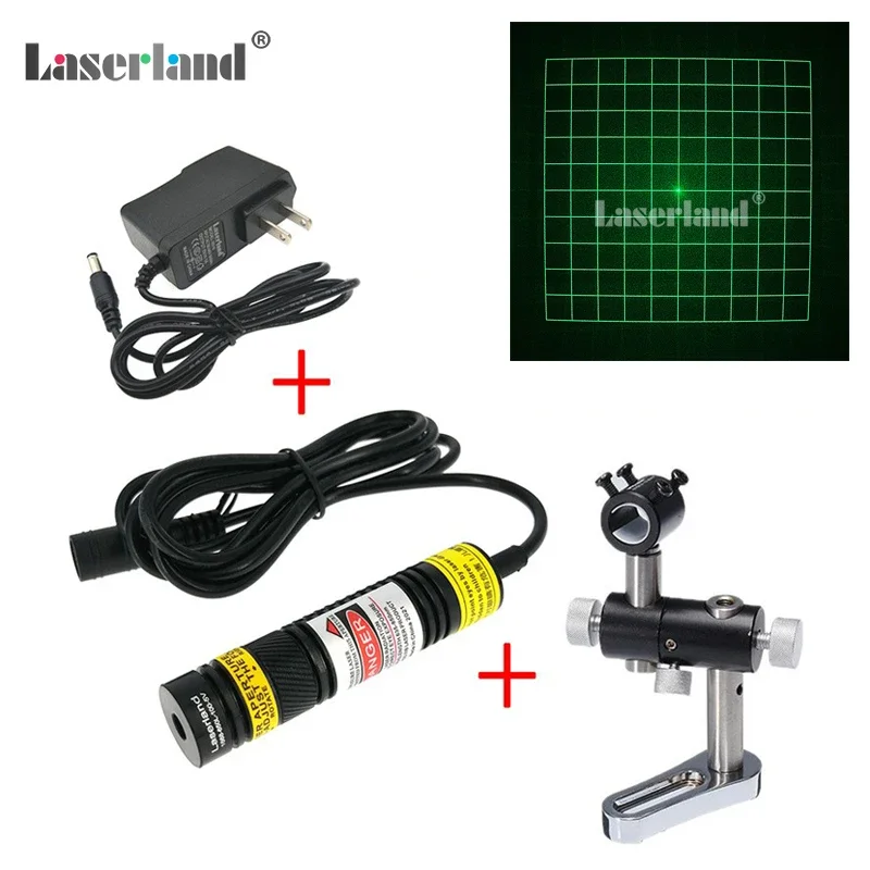 10*10 Grid 520nm Grid Green Light Grating Laser Module