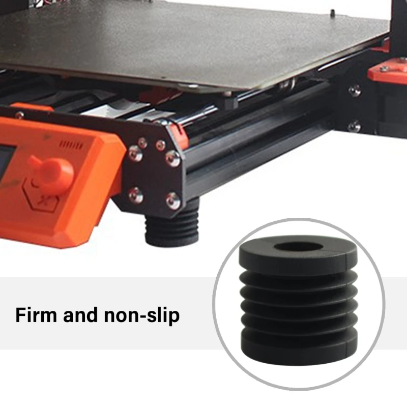 Multipurpose Rubber Mats for X1/X1C 3D Printer Feet Scratch Prevention Rubber Foot Grips AntiVibrations Rubber Feet