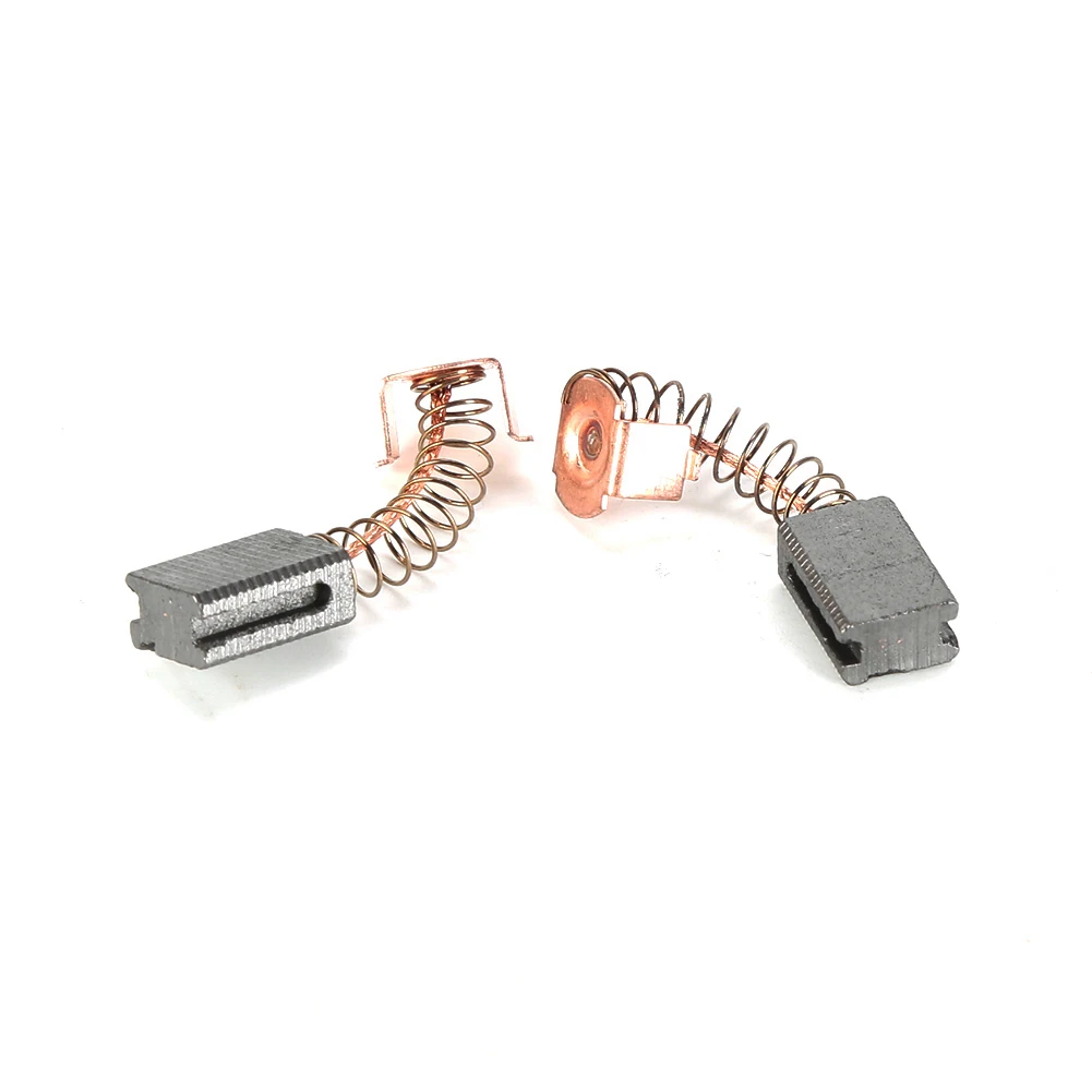 10 Pcs Electric Motor Carbon Brushes Set 5*8*12mm Replacement Parts For Black-Decker Angle Grinder G720 Power Tools Accessories