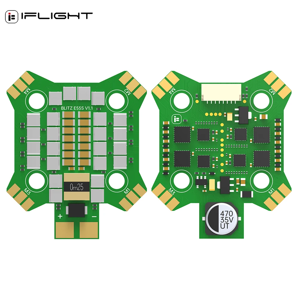 Iflight Blitz Mini Atf435 Flight Controller E55s 55a 2-6s 4-in-1 Esc Bb21 Succex-force 5.8ghz 600mw Adjustable Vtx Fpv Drone