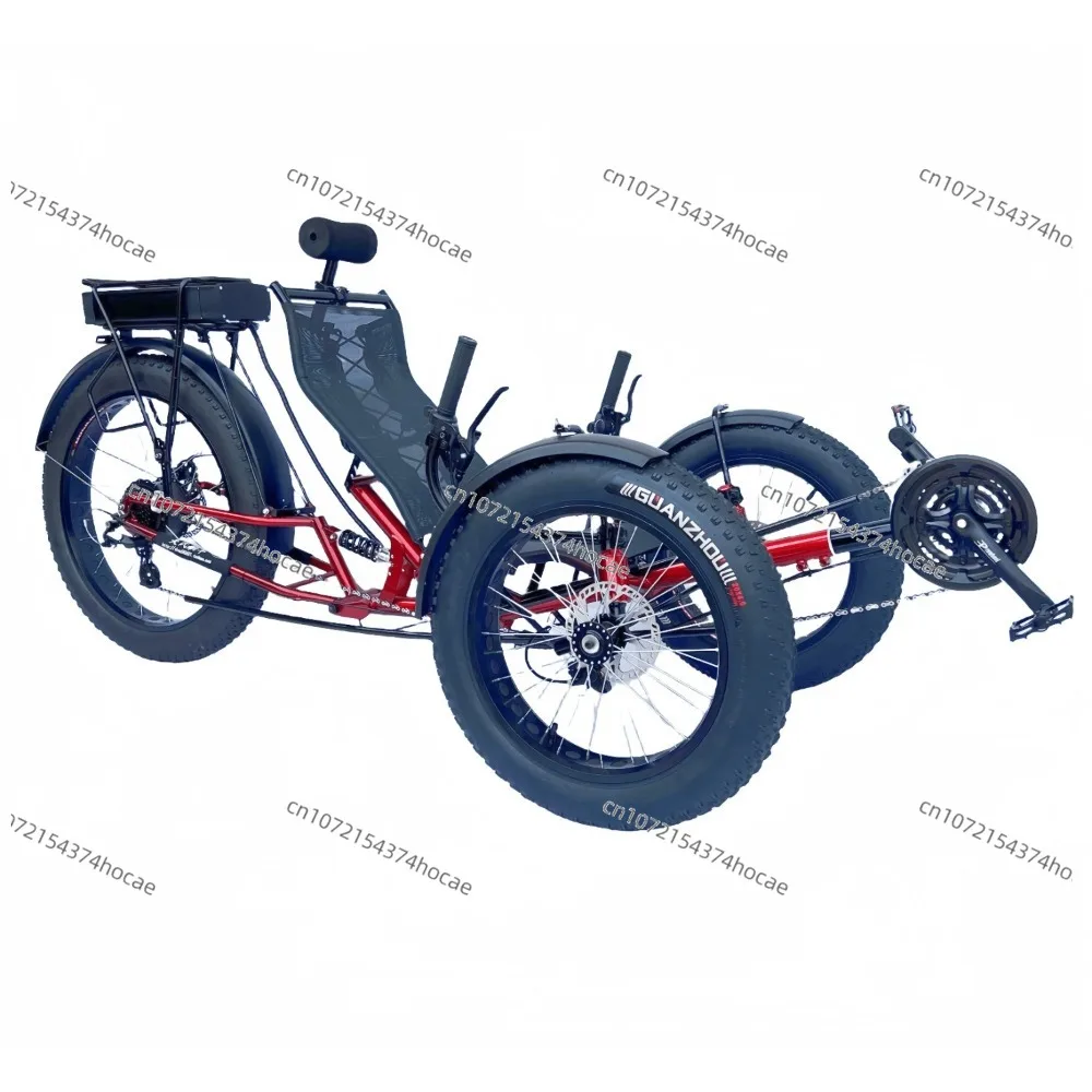 

Горизонтальный велосипед, бармобильный трехколесный велосипед с толстыми шинами