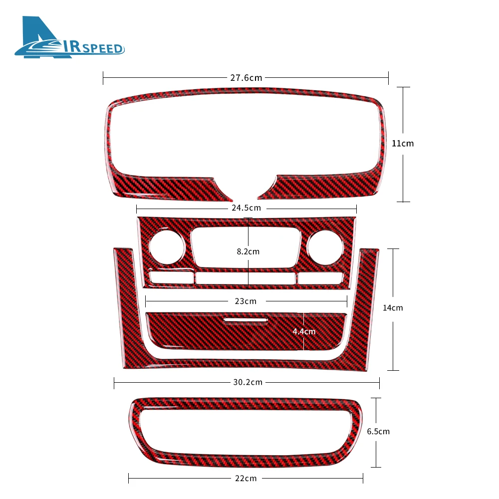 Pro mercedes benz chytrý 451 fortwo 2011-2015 opravdový uhlík vlákno auto vnitřní pivot konzole panel obal stříhat nálepky příslušenství