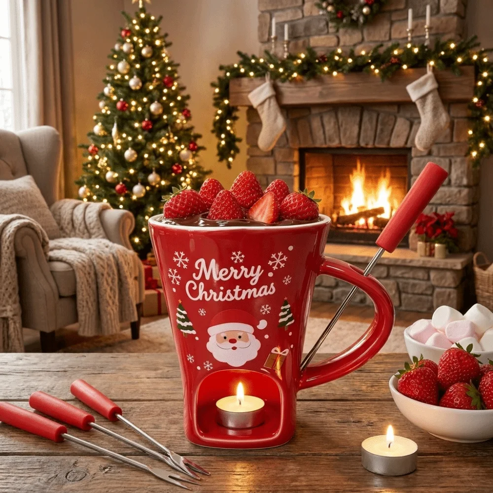 Taza de cerámica para derretir - Fondue Pot Ceramic reseña y precio