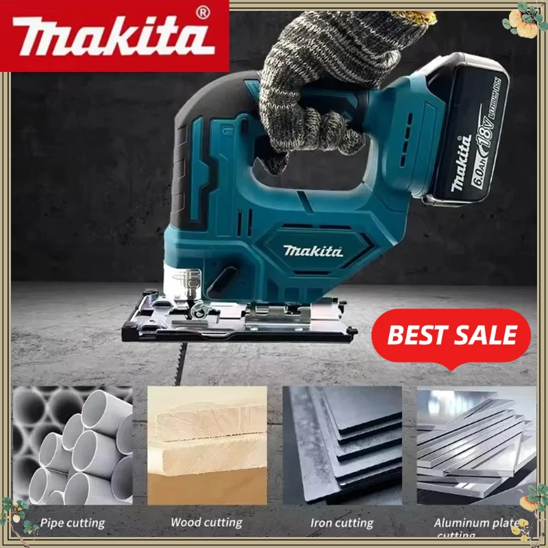 

Аккумуляторная бесщеточная сабельная пила Makita DJV182, 18В, многофункциональная, для деревообработки