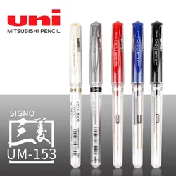 1Pcs Japan UNI Gel Pen UM-153 Waterproof Shorthand 1.0mm Ballpoint Pen Business Office Stationery Bullet Tip Gel Ink Pen
