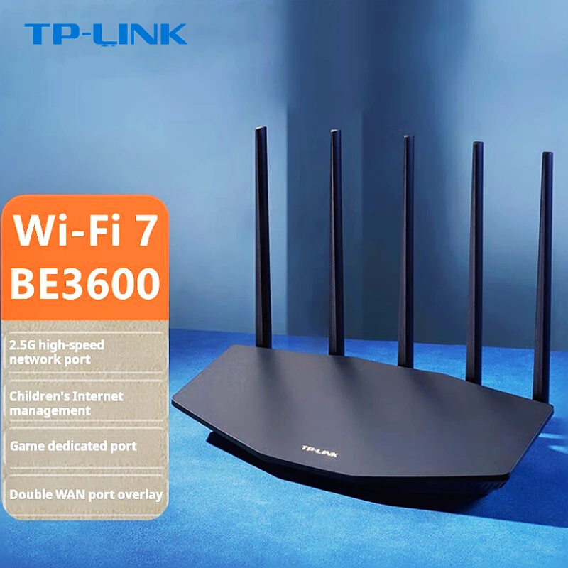 

TP-LINK BE3600 WiFi7 Gigabit Dual-band Wireless Router 2.5G Network Port Home Mesh Networking High-speed TL-7DR3630