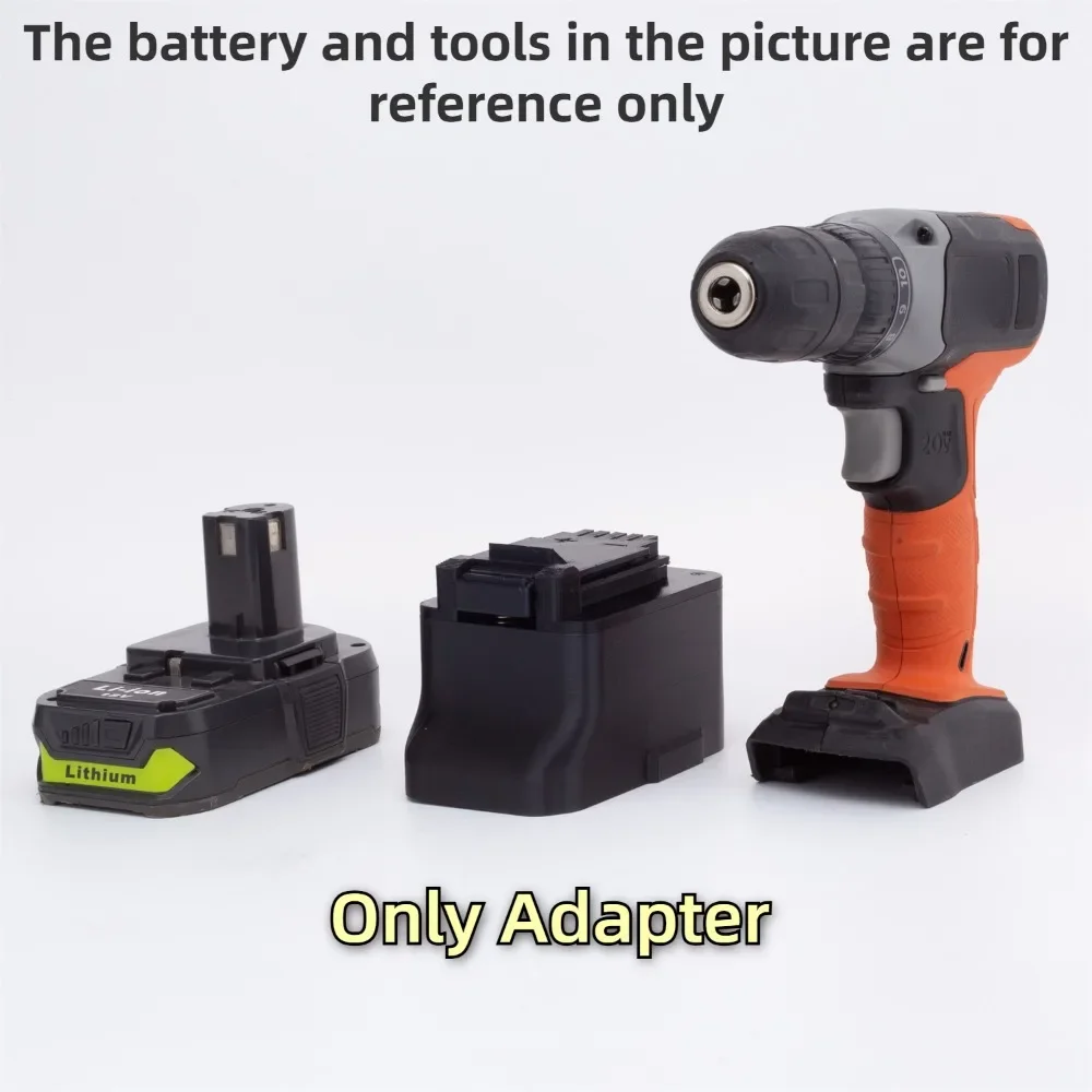 Adapter/Converter For Roybi One+ 18V Li-ion Battery TO BLACK AND DECKER 20V Cordless Drill Tools Accessory (Only Adapter)