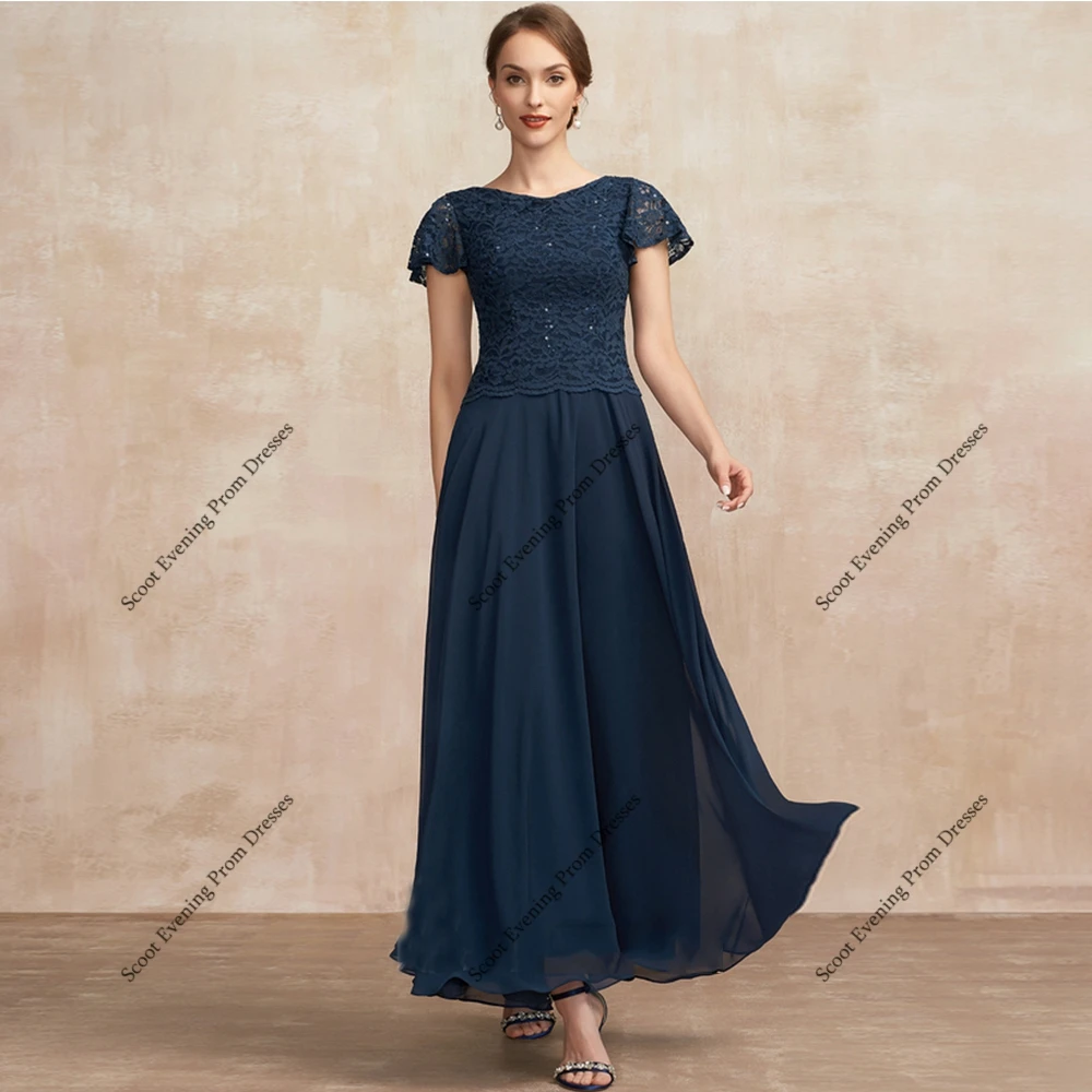 

Exquisite Mother of Bride Dresses Chiffon Short Sleeve Wedding Party Dresses for Women 2025 Summer New Beach Robe De Soirée