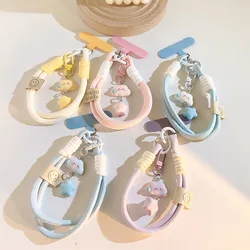 New Colourful Mobile Phone Strap Short Wrist Strap Clouds Star Charm Keychain Camera Chain Lanyard Universal Phone Case Lanyard