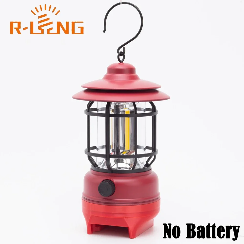 

Portable Lantern LED Work Light Camping Lantern For Milwaukee 18V Lithium Battery Hanging Tent Light Outdoor (NO Battery)