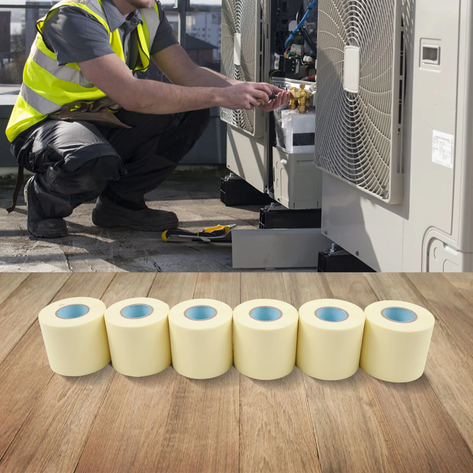 Hassle-Free Installation PVC Wrapping Tape Long-lasting Performance Protection Against UV Rays For Air Conditioning Systems