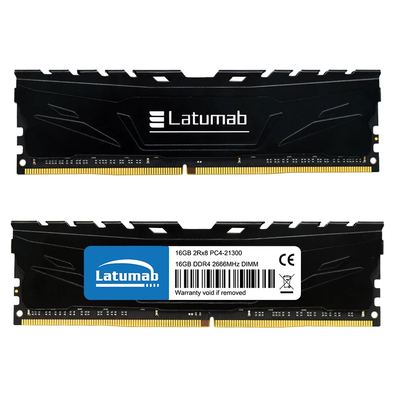 Latumab Memoria DDR4 RAM 4GB 8GB 16GB 3200MHz 2400 2133 2666MHz Gaming Desktop Memory 288Pin PC4-25600 21300 19200 1.2V DIMM RAM