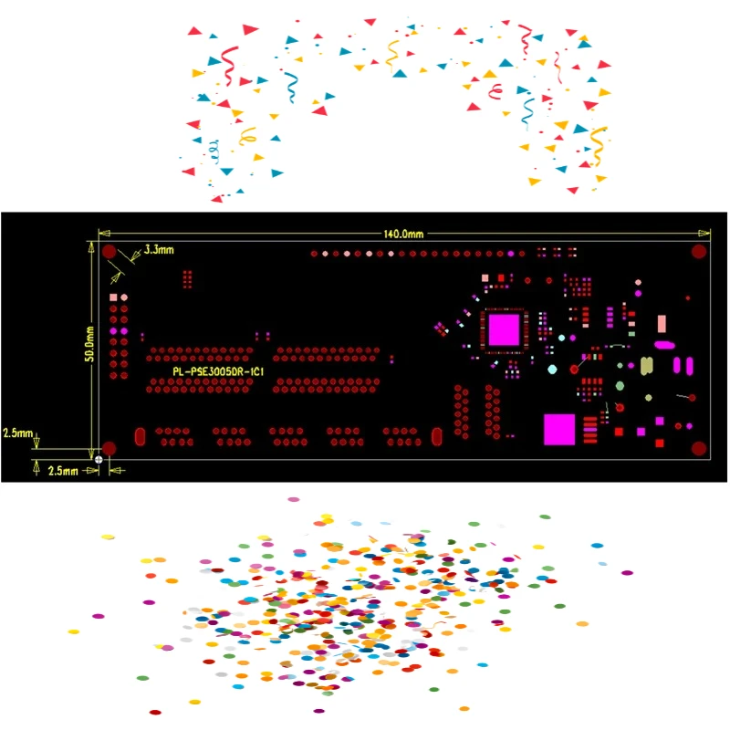 5 منفذ صغير poe جيجابت وحدة تبديل 48V2A3A 96 واط-144 واط 3 ميناء 10/100/1000 متر وحدة تبديل PCBA اللوحة RJ45 POE التبديل